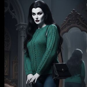 Vintage 50s 60s Handmade Sweater